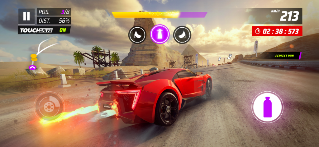 アスファルト Legends プレイ画面1｜App Store公式
