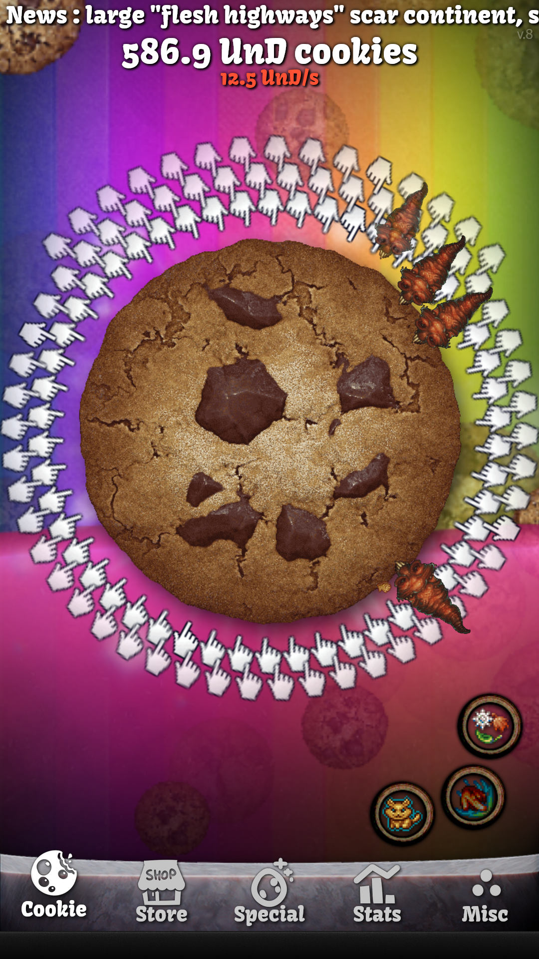 Cookie Clicker 実績画面|Google Play公式
