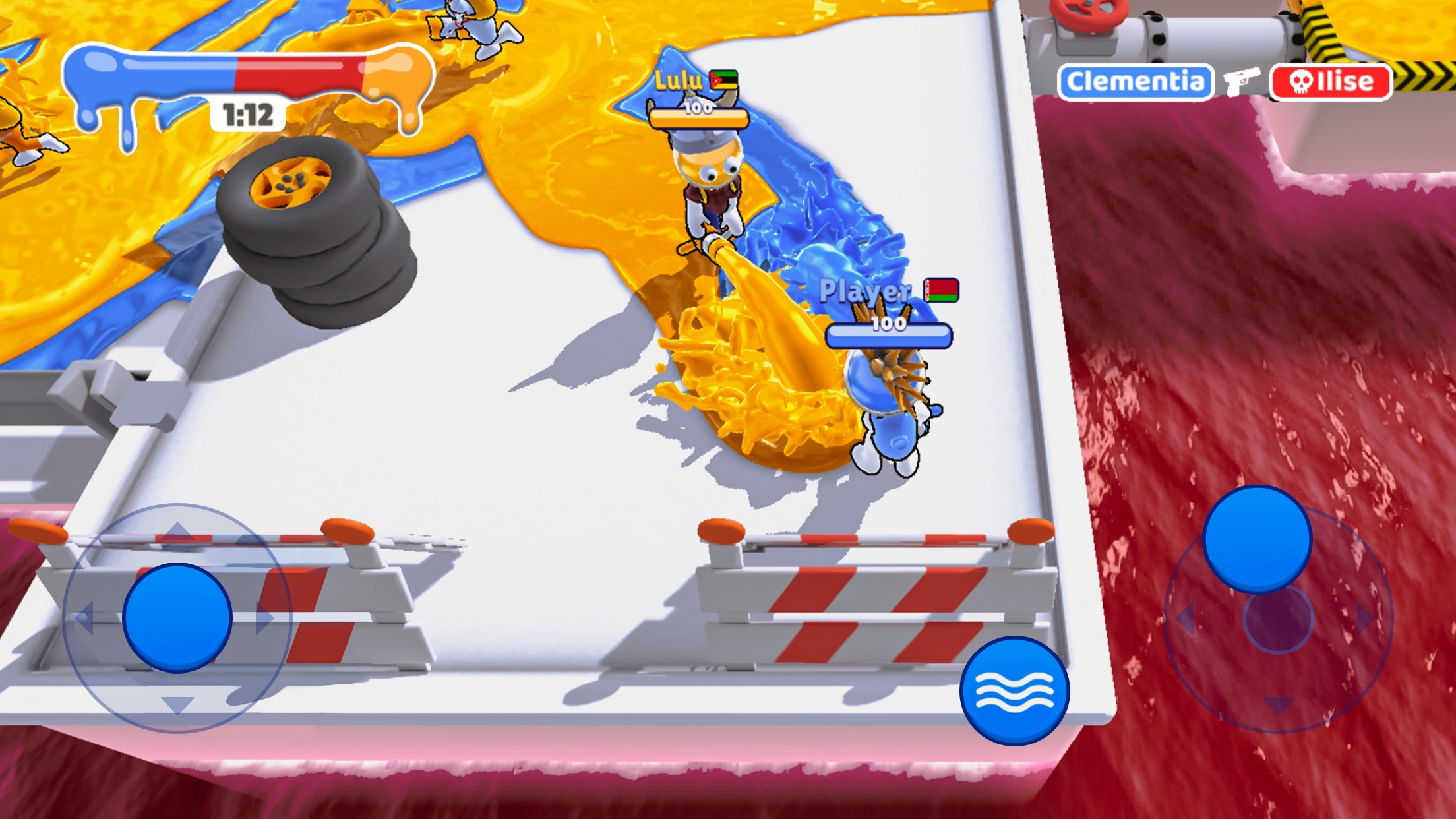 ダイハード - 色塗り戦争 プレイ画面｜App Store公式