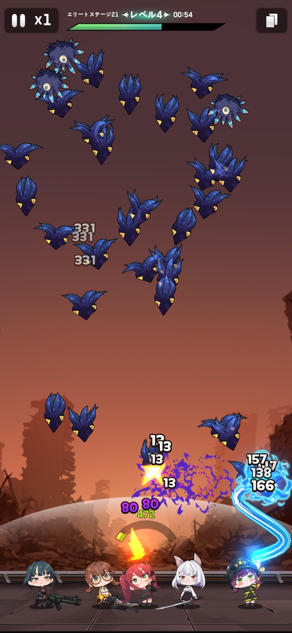 E.D.E.N：最終防衛線 プレイ画面｜App Store公式