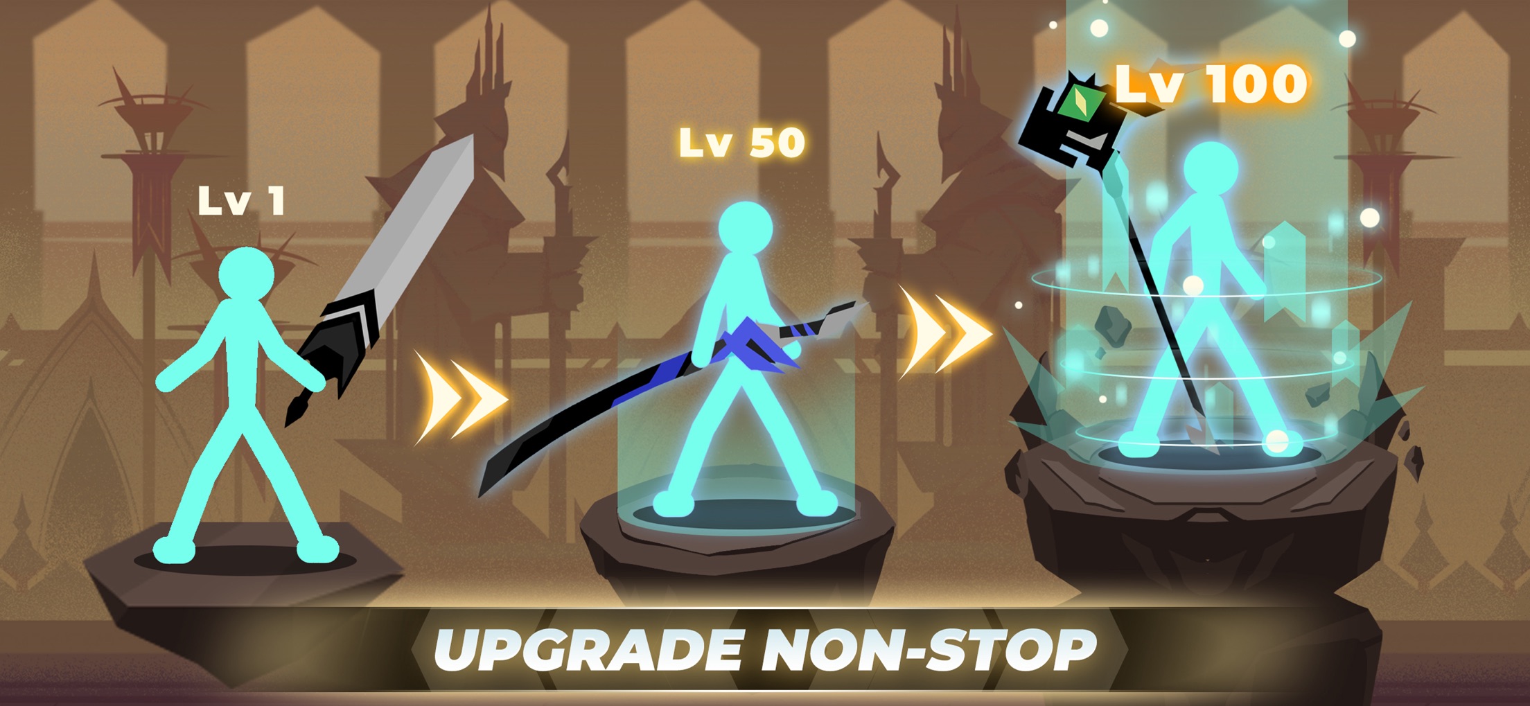 Epic Stickman プレイ画面｜App Store公式