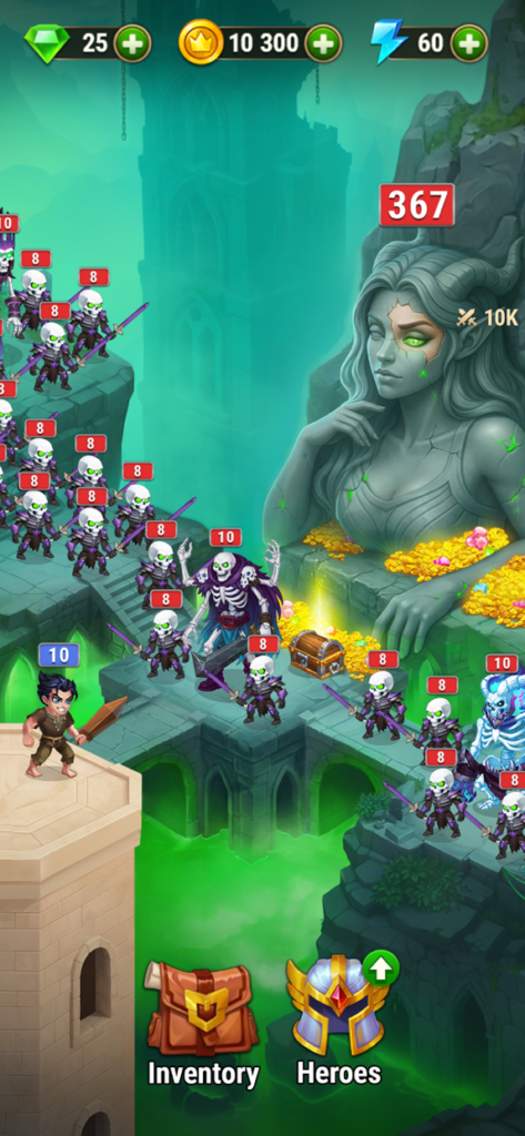 ヒーローウォーズ プレイ画面1｜App Store公式