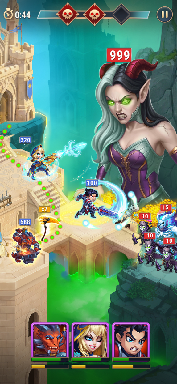 ヒーローウォーズ アライアンス プレイ画面｜App Store公式