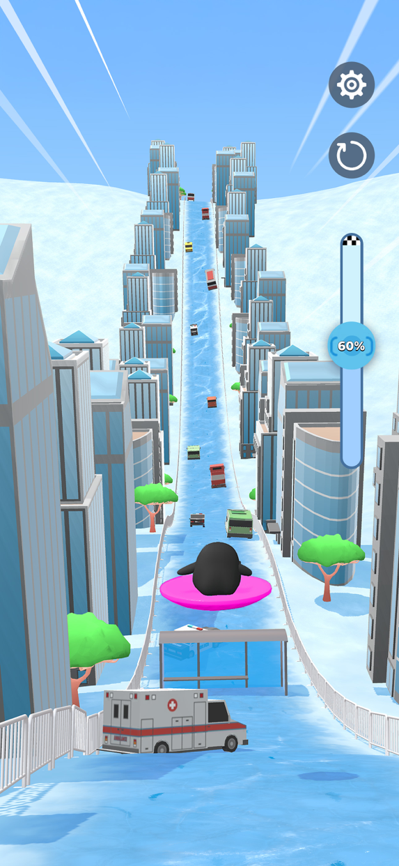 Sled Surfers プレイ画面｜App Store公式