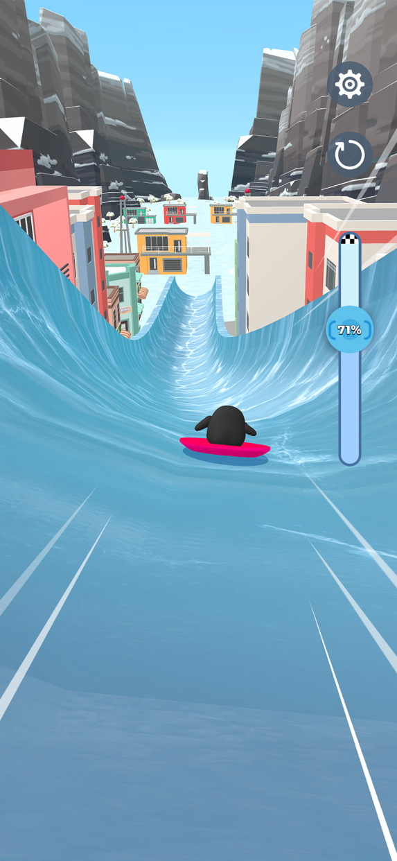Sled Surfers プレイ画面｜App Store公式