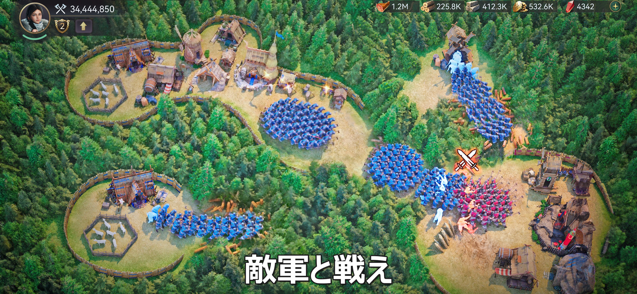 ヴァイキングライズ プレイ画面｜App Store公式