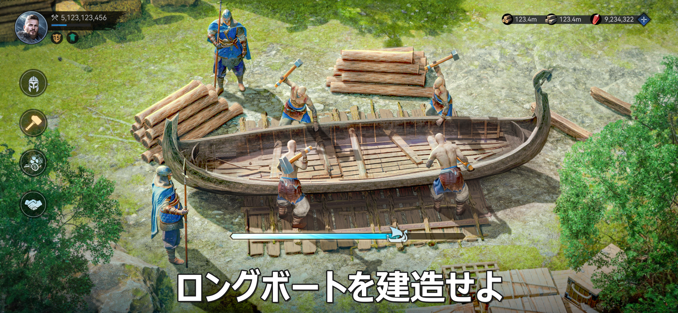 ヴァイキングライズ プレイ画面｜App Store公式